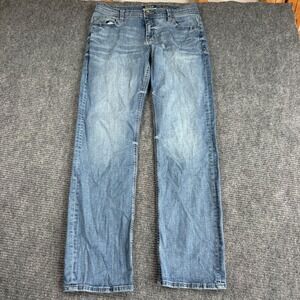 Reclaim Regular Straight Leg Light Wash Blue Denim Jeans Mens 32x34 3745